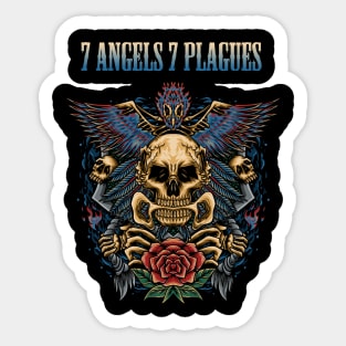 7 ANGELS 7 PLAGUES BAND Sticker